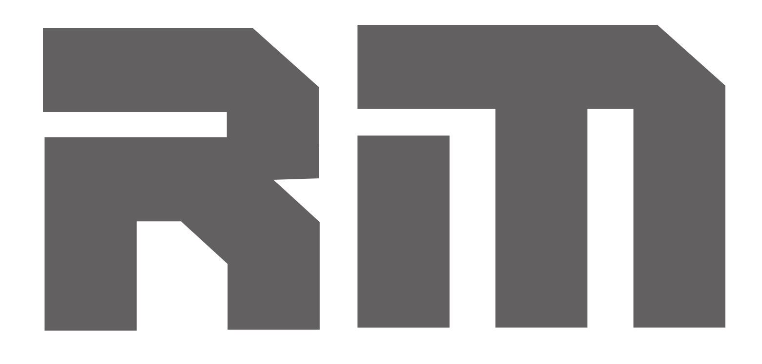 Logotipo RM en gris